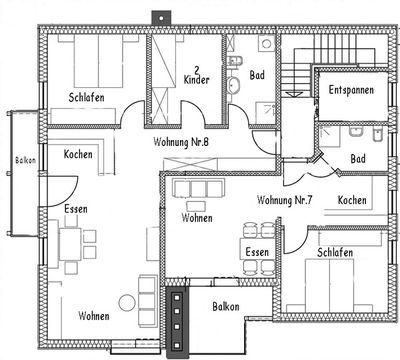 Lageplan Wohnung 8